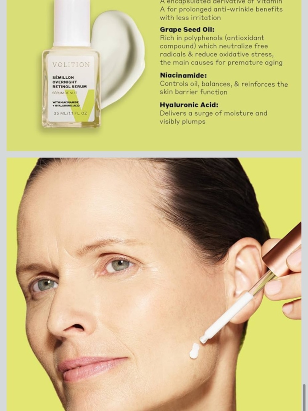Volition Semillon Overnight Retinol Serum - Picture 5 of 5
